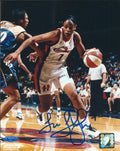 Autographed TINA THOMPSON 8X10 Houston Comets photo