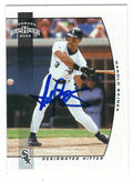 Autographed  HAROLD BAINES 2005 Donruss Team Heroes Card