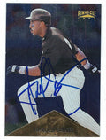 Autographed  HAROLD BAINES 1996 Pinnacle Card