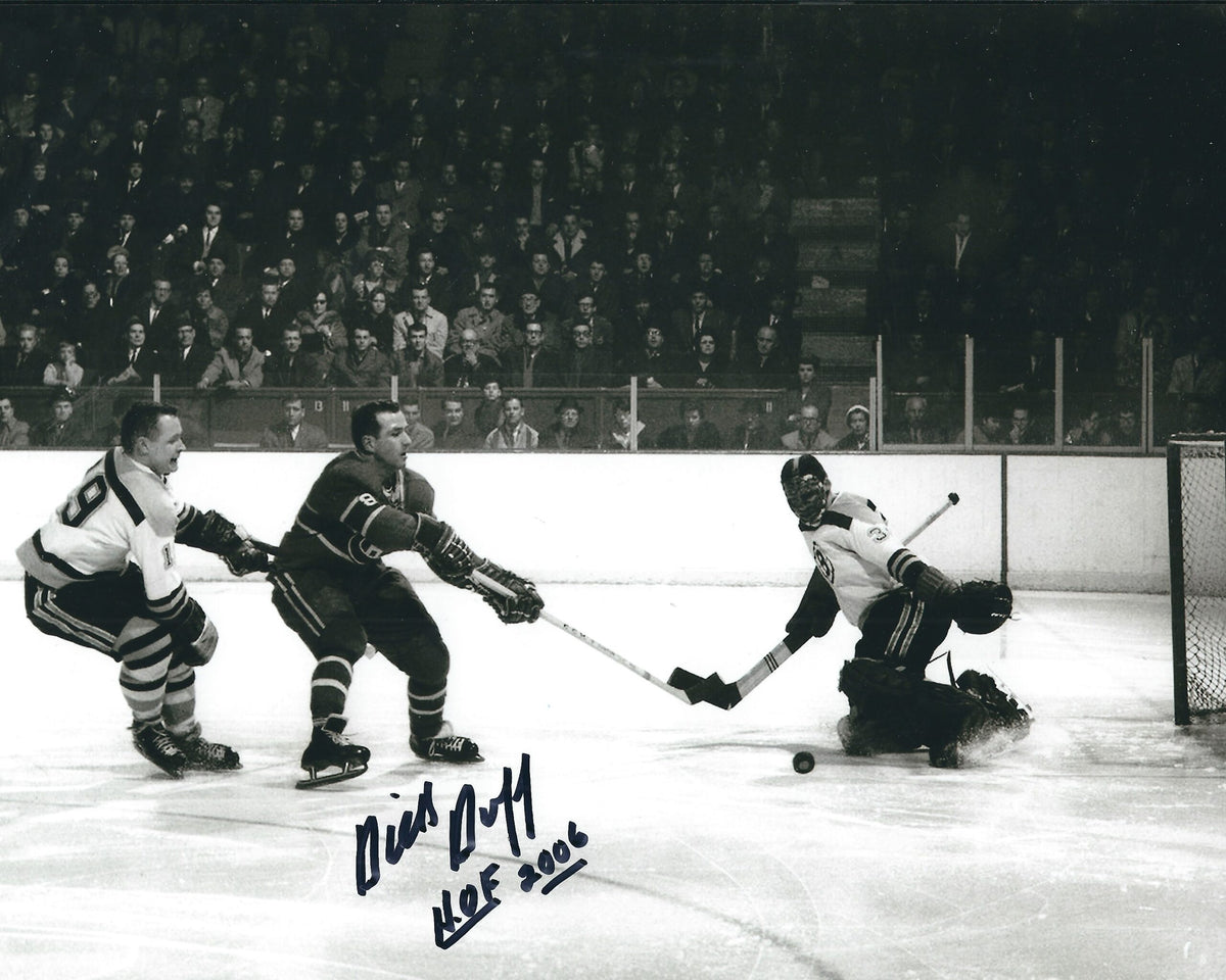 Autographed DICK DUFF 8x10 Montreal Canadiens Photo