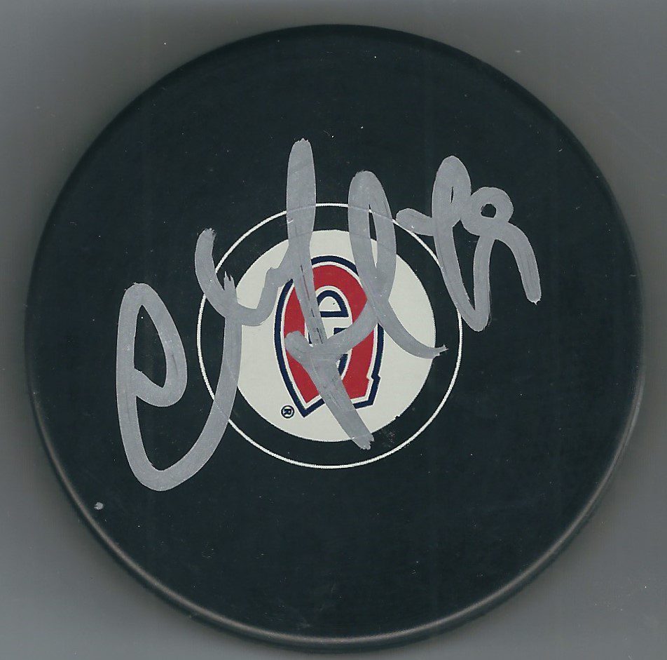 AUTOGRAPHED ANDREI MARKOV Montreal Canadiens Hockey Puck