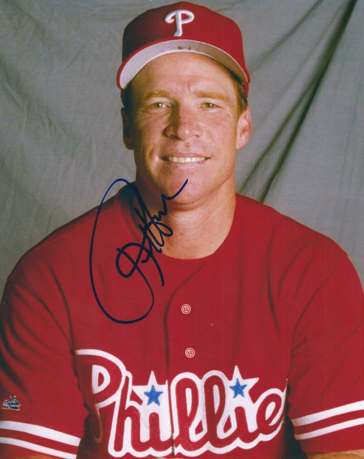 AUTOGRAPHED REX HUDLER 8X10 Philadelphia Phillies Photo