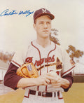 AUTOGRAPHED CARLTON WILLEY 8x10 Milwaukee Braves Photo