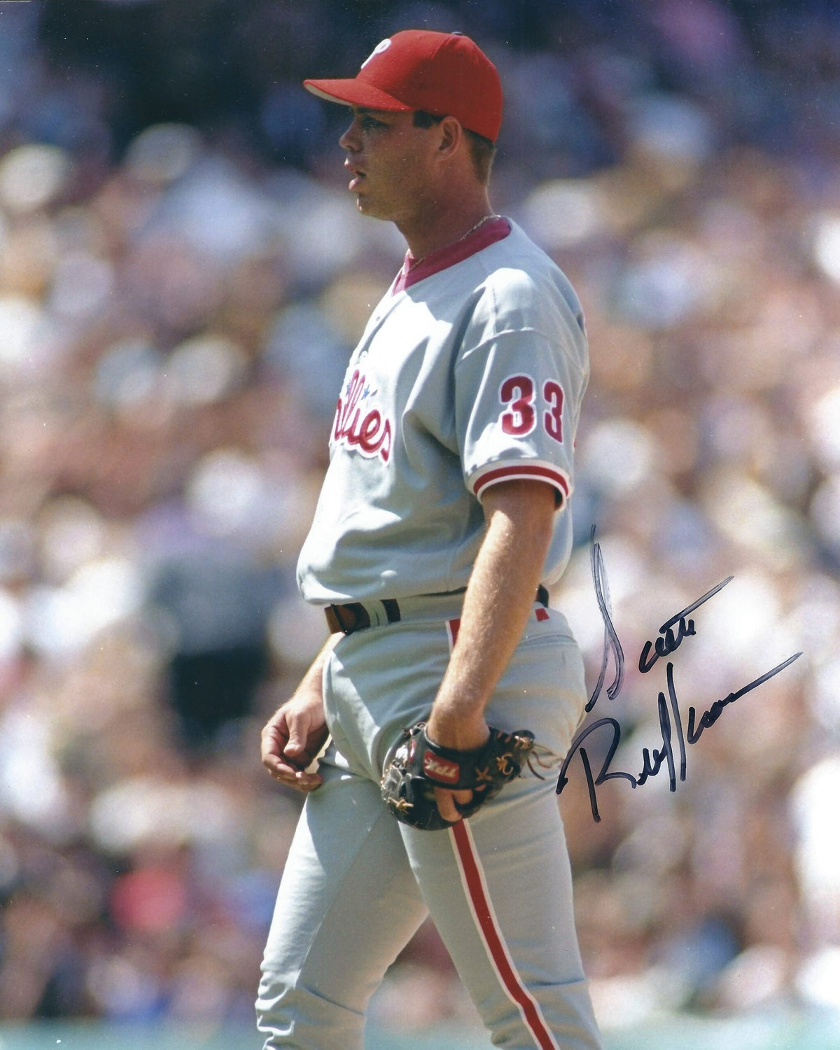AUTOGRAPHED SCOTT RUFFCORN 8X10 Philadelphia Phillies Photo