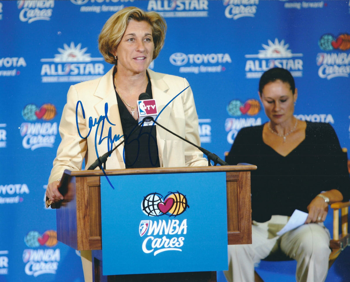 Autographed CAROL BLAZEJOWSKI 8X10 WNBA photo