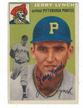 Autographed JERRY LYNCH 1954 Topps Card