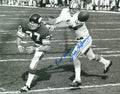 Autographed DICK LEBEAU 8X10  DETROIT LIONS Photo