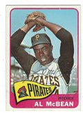 Autographed AL MCBEAN 1965 Topps Card