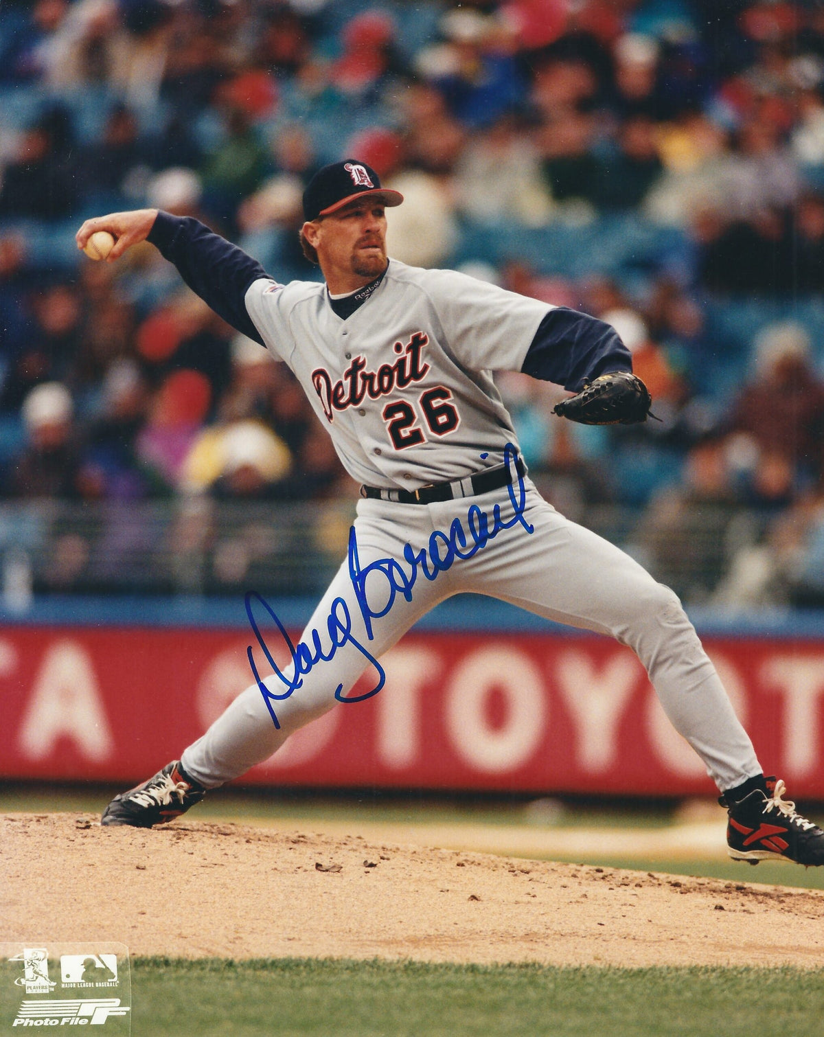 AUTOGRAPHED DOUG BROCAIL 8X10 Detroit Tigers Photo