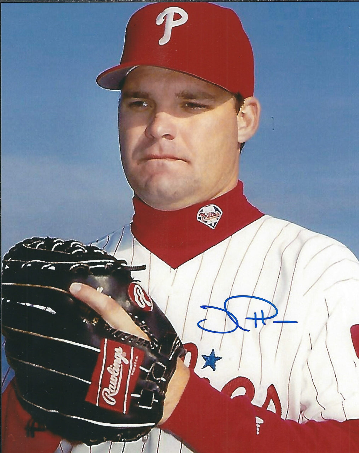 AUTOGRAPHED JEFF PATTERSON 8x10 Philadelphia Phillies Photo