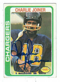 CHARLIE JOINER  Autographed 1978 Topps Card