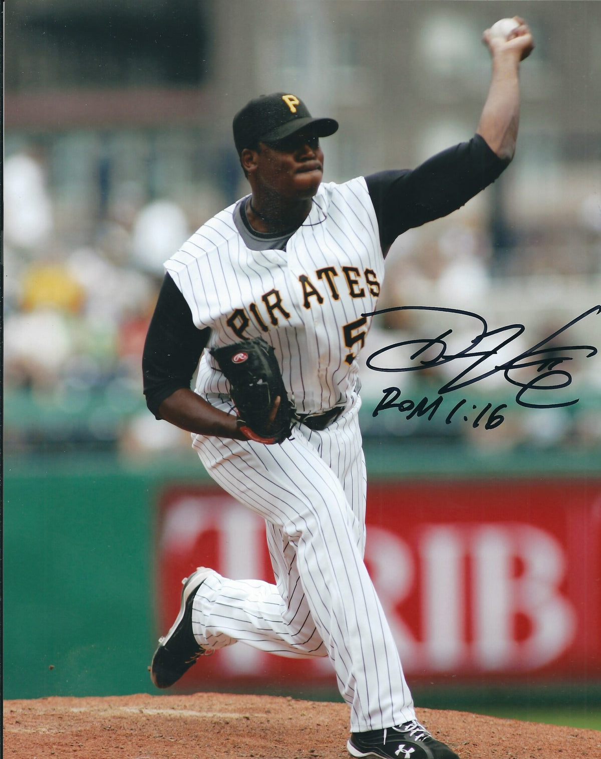 AUTOGRAPHED DONNY VEAL 8X10 Pittsburgh Pirates photo