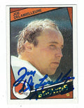Autographed Joe DeLamielleure Cleveland Browns 1984 TOPPS Card