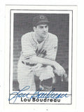 Autographed LOU BOUDREAU 1978 Grand Slam card