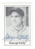 Autographed GEORGE KELLY Brooklyn Dodgers 1978 Grand Slam Card