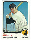 Autographed FRAN HEALY 1973 Topps Card