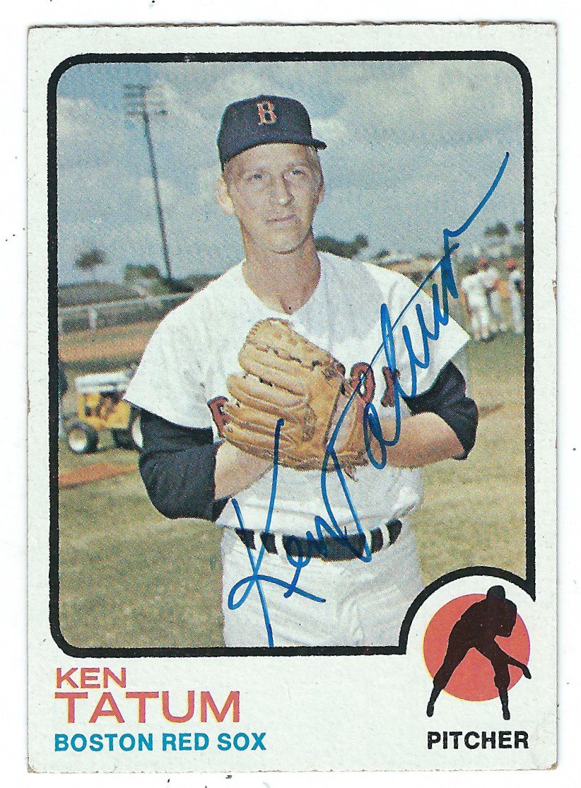 Autographed KEN TATUM 1973 Topps Card