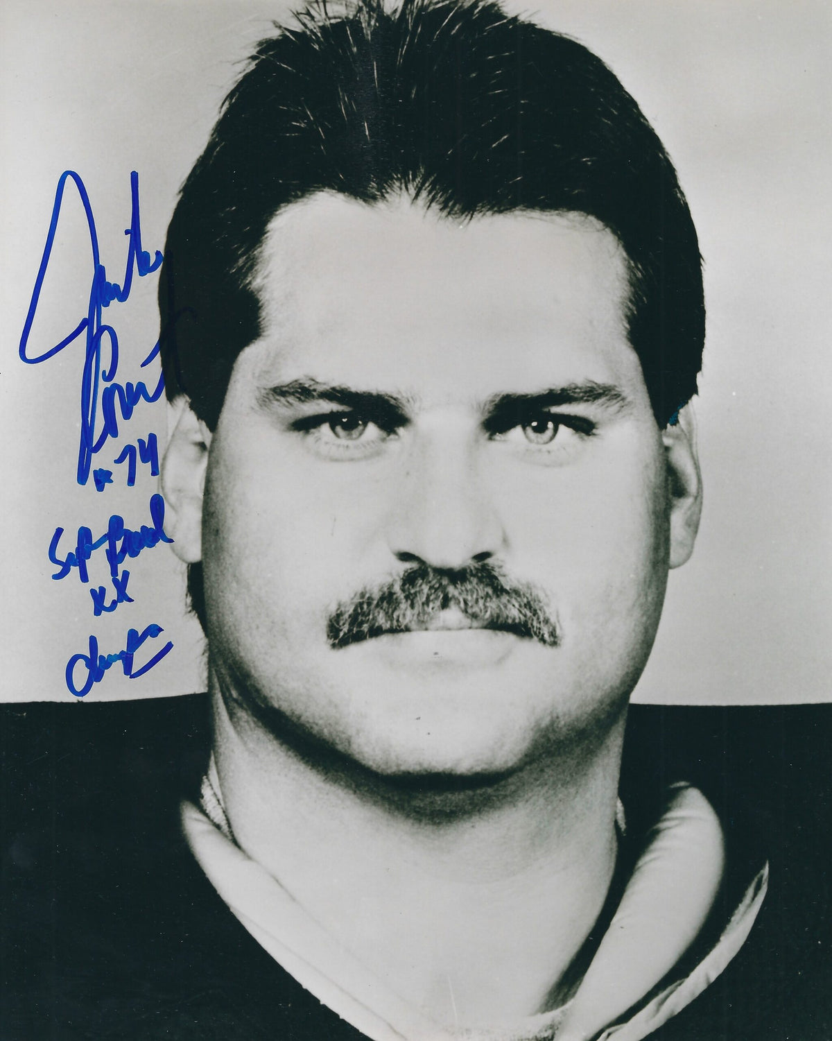 Autographed JIMBO COVERT  8X10 Chicago Bears Photo