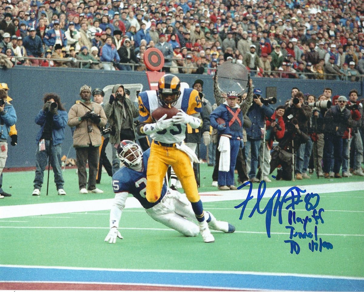 AUTOGRAPHED FLIPPER ANDERSON 8X10 Los Angeles Rams Photo