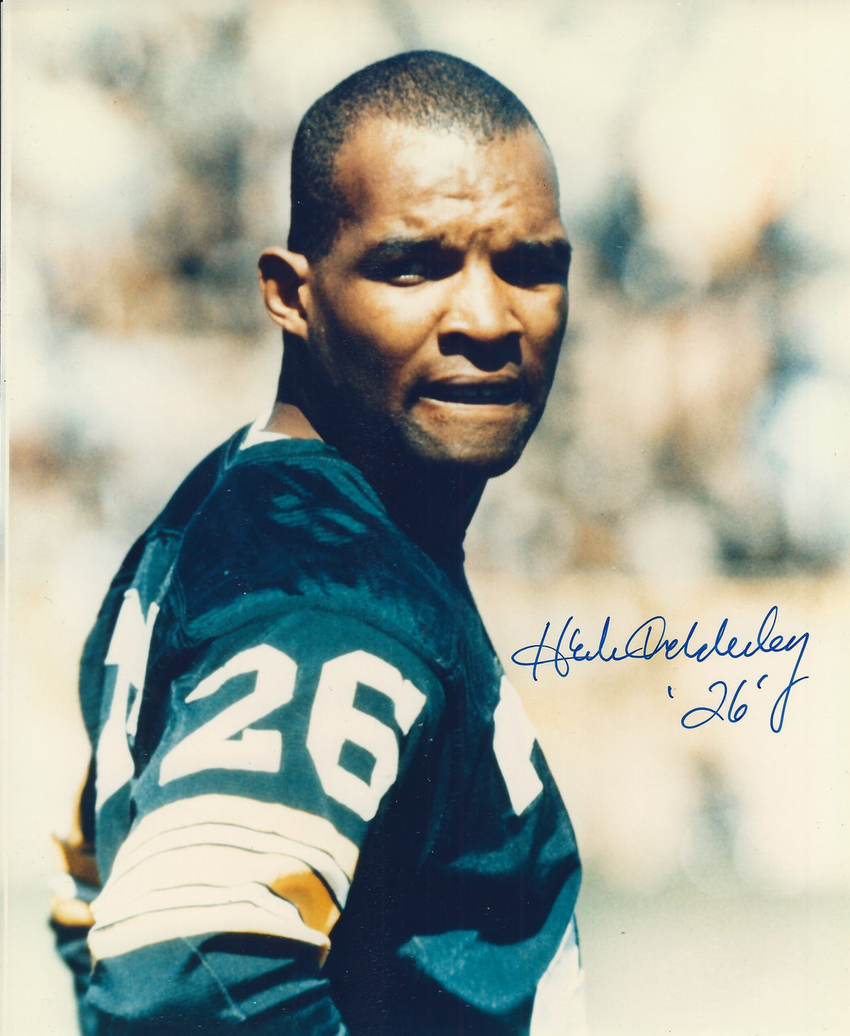 Autographed HERB ADDERLEY 8x10 Green Bay Packers Photo