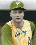 AUTOGRAPHED BOB MEYER 8x10 Kansas City A's Photo