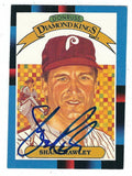 Autographed SHANE RAWLEY 1988 Donruss Diamond King