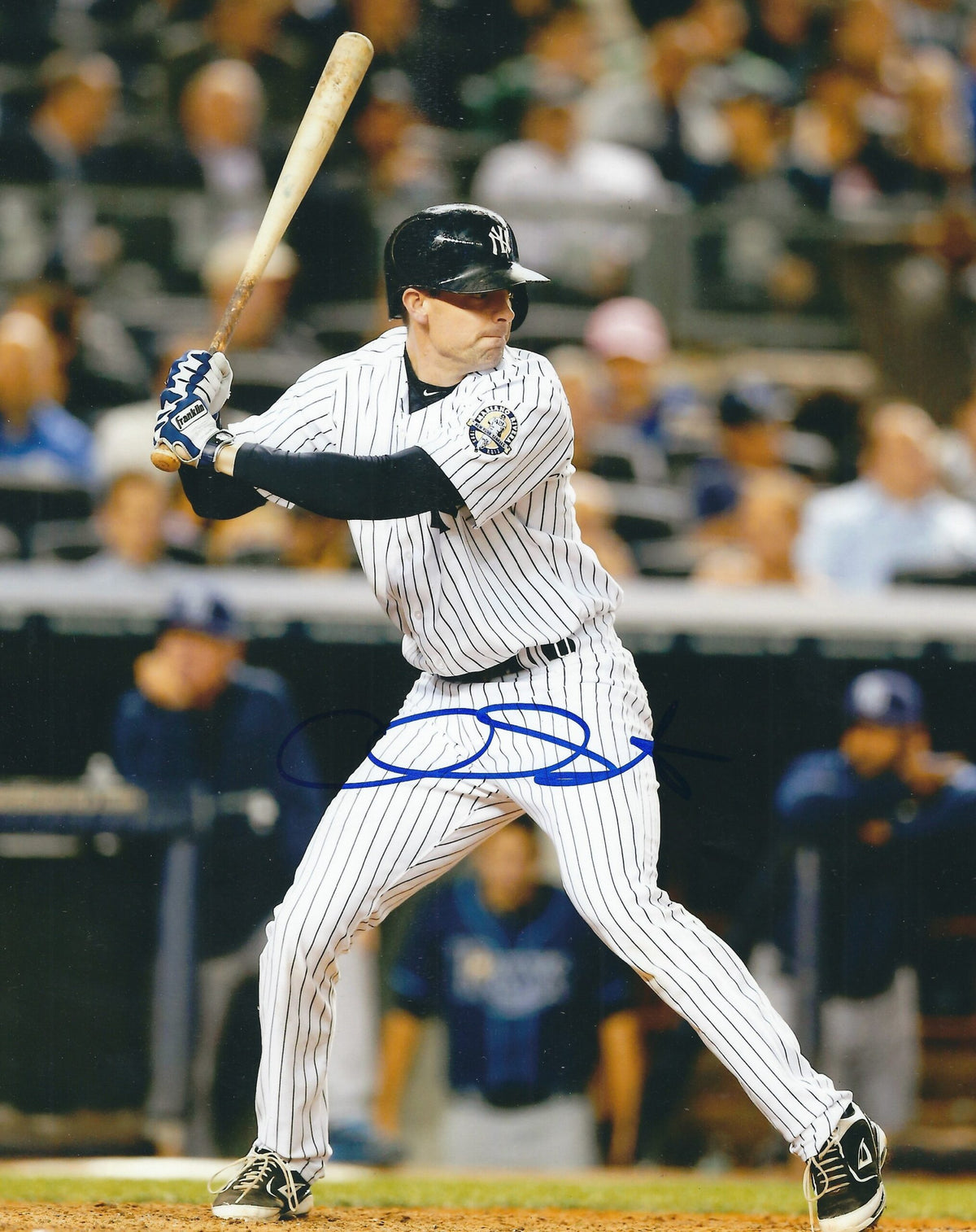 AUTOGRAPHED CHRIS STEWART 8X10 NEW YORK YANKEES photo
