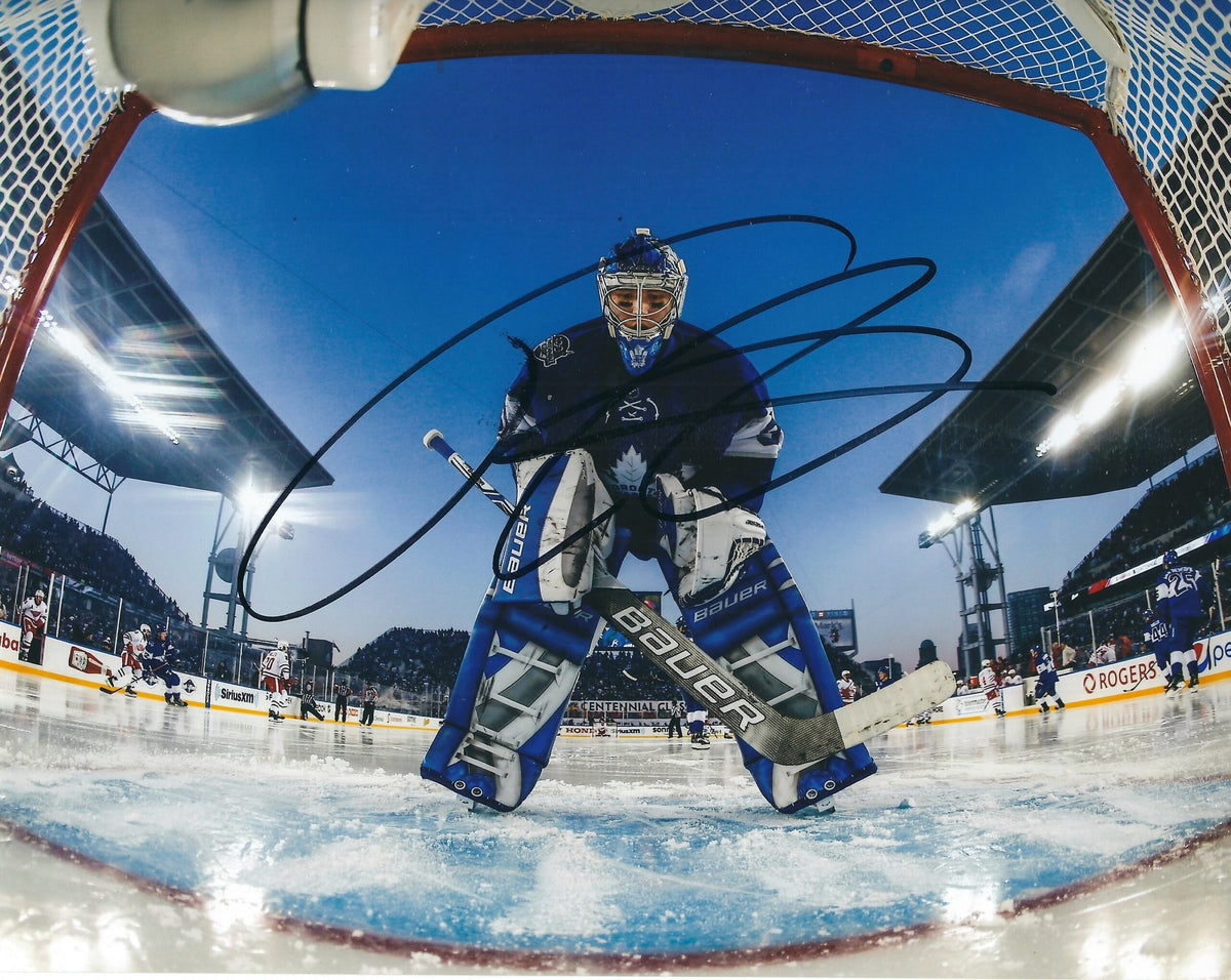 Autographed FREDERIK ANDERSEN 8X10 Toronto Maple Leafs Photo