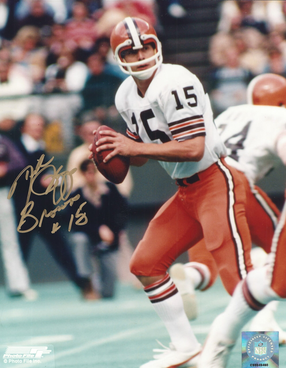 Autographed MIKE PHIPPS 8X10 Cleveland Browns Photo