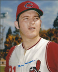 AUTOGRAPHED BARRY MOORE 8x10 Cleveland Indians Photo