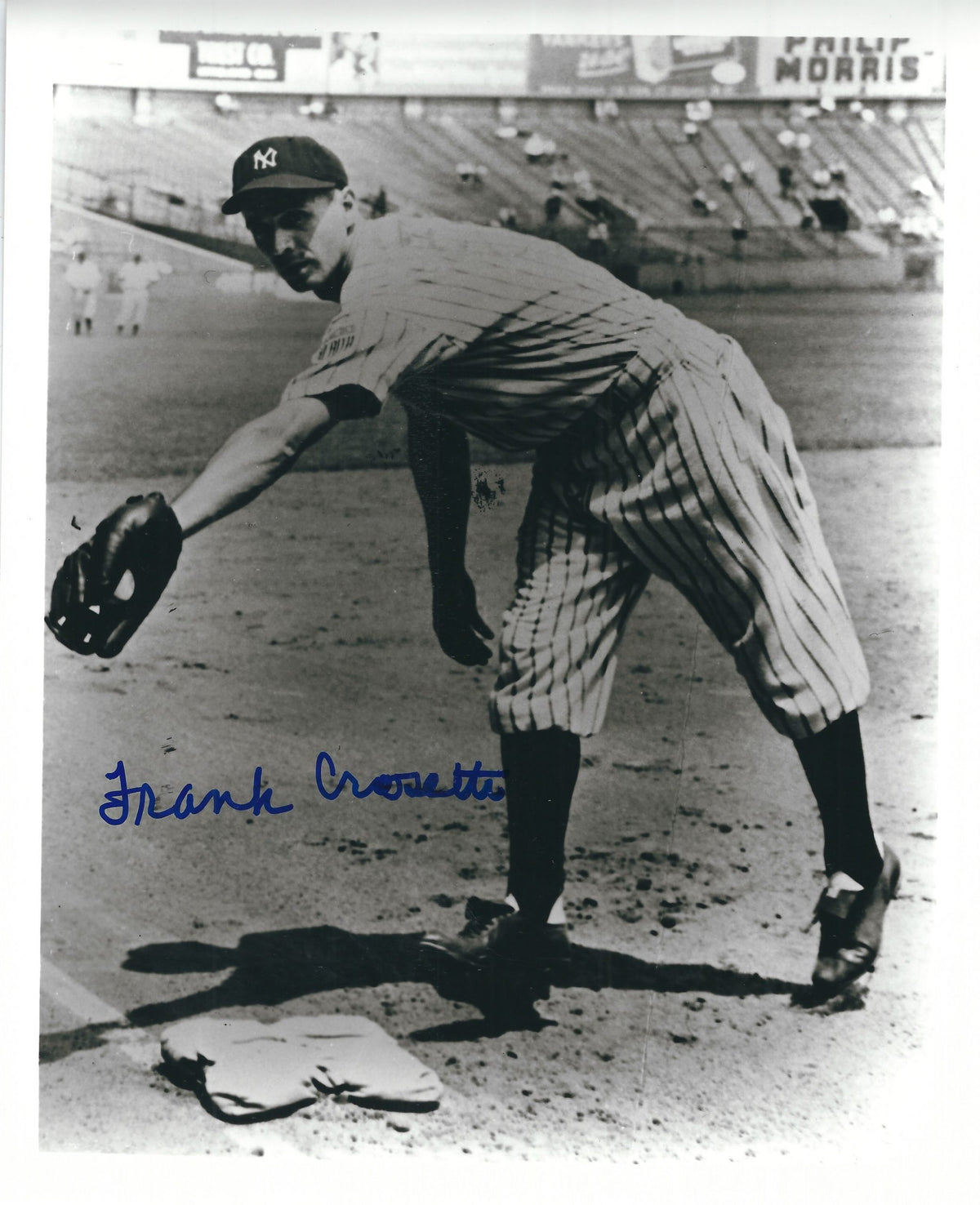 AUTOGRAPHED FRANK CROSETTI 8x10 New York Yankees Photo