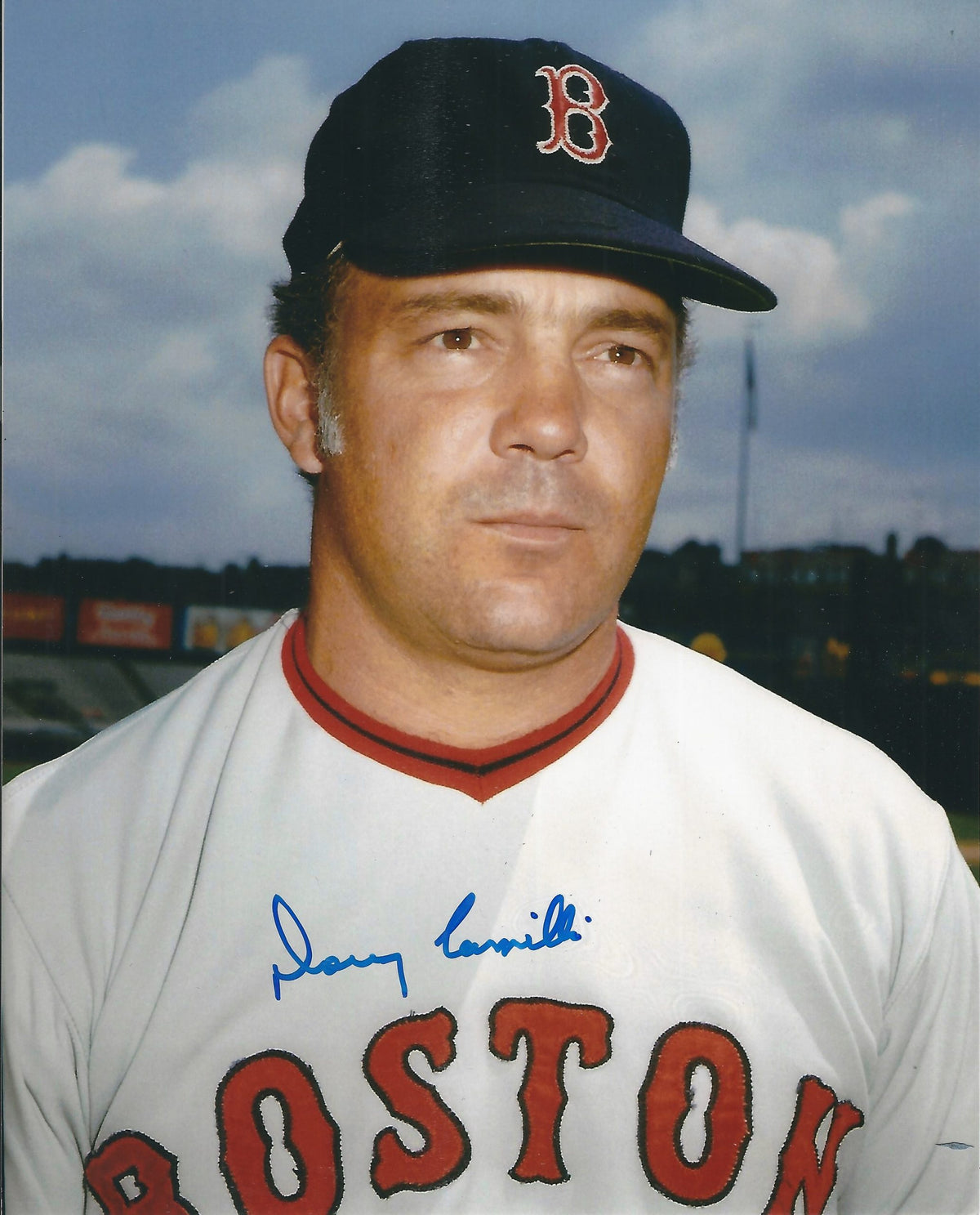 AUTOGRAPHED DOUG CAMILLI 8x10 Boston Red Sox photo