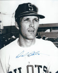 Autographed DICK BATES 8X10 Seattle Pilots Photo