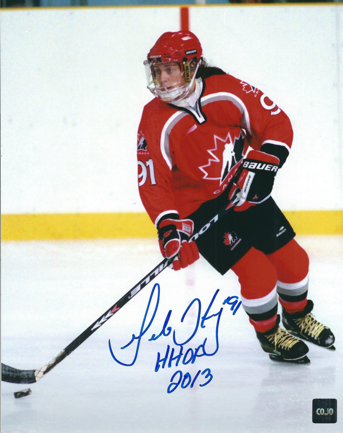 Autographed GERALDINE HEANEY 8X10 Team Canada Photo