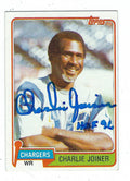 CHARLIE JOINER  Autographed 1981 Topps Card