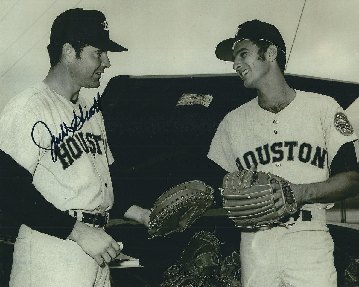 AUTOGRAPHED JACK HIATT 8X10 Houston Astros Photo