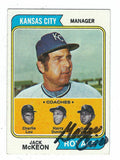 Autographed GALEN CISCO 1974 Topps Card
