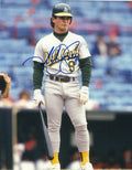 AUTOGRAPHED MIKE GALLEGO 8X10 Oakland A's Photo