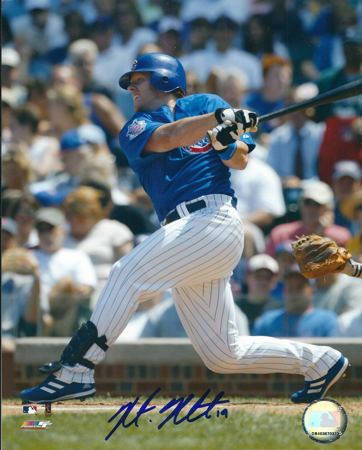 AUTOGRAPHED MATT MURTON 8X10 Chicago Cubs Photo