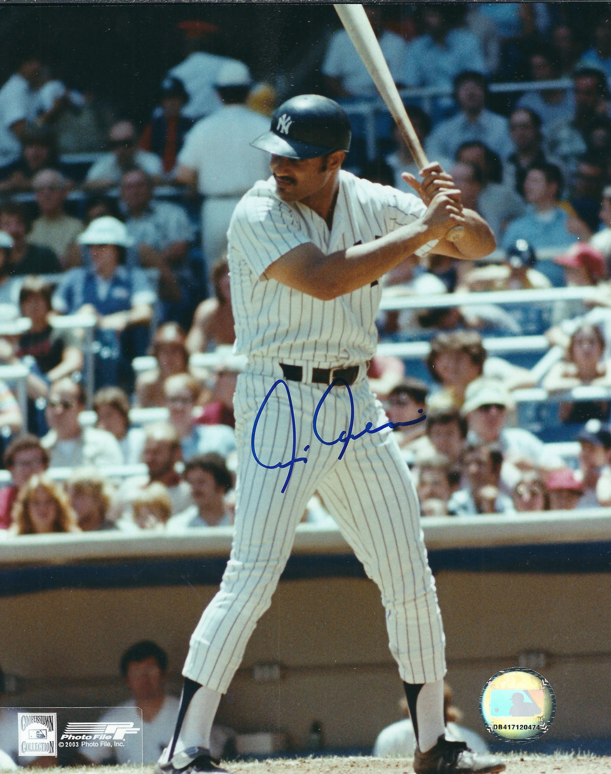 AUTOGRAPHED CHRIS CHAMBLISS 8x10 New York Yankees Photo