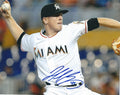 AUTOGRAPHED JEFF BRIGHAM 8X10 Miami Marlins Photo