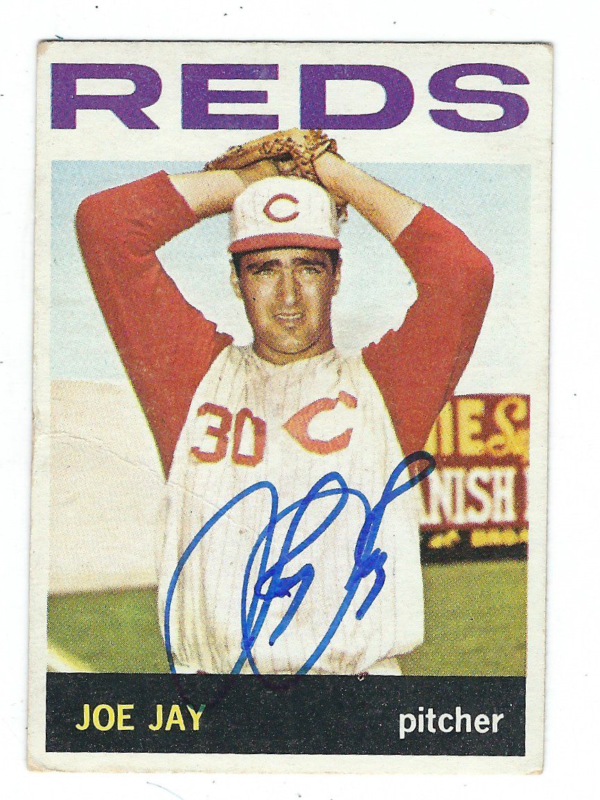 Autographed JOEY JAY 1964 Topps Card