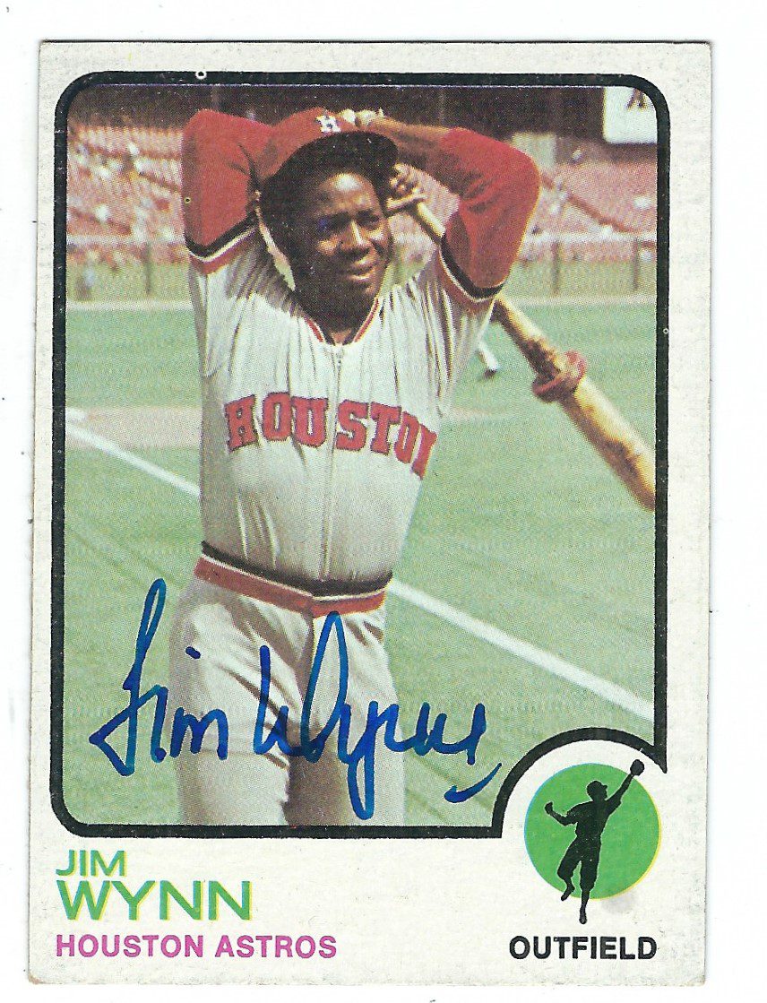 Autographed JIM WYNN 1973 Topps Card
