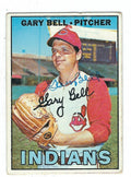 Autographed GARY BELL Cleveland Indians 1967 Topps Card