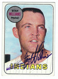 Autographed STAN WILLIAMS Cleveland Indians 1969 Topps Card