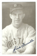 Autographed RICK FERRELL Boston Red Sox BxW Rowe Post Card