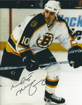 Autographed MARTY MCINNIS 8X10 Boston Bruins Photo