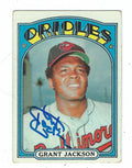 Autographed GRANT JACKSON 1972 Topps Card