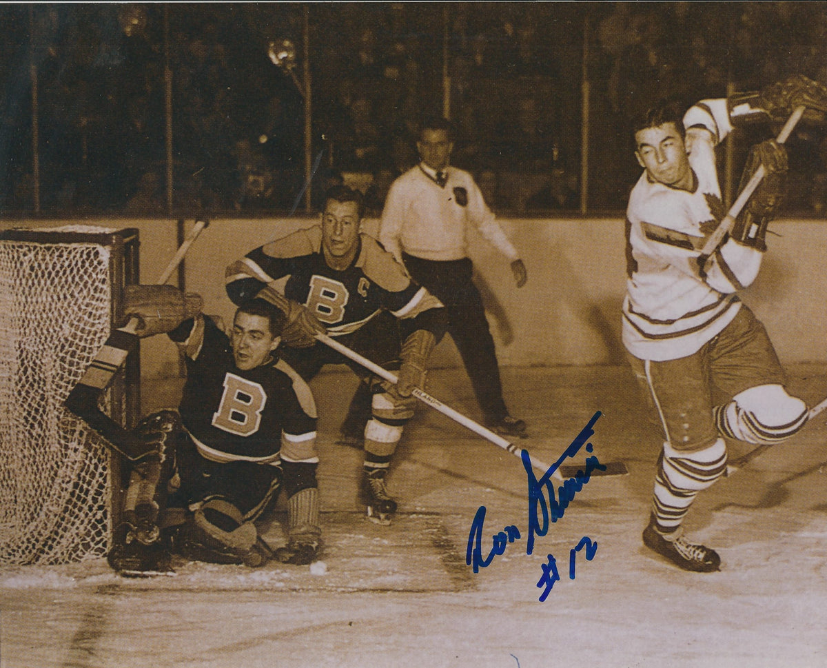 Autographed RON STEWART 8x10 Toronto Maple Leafs photo
