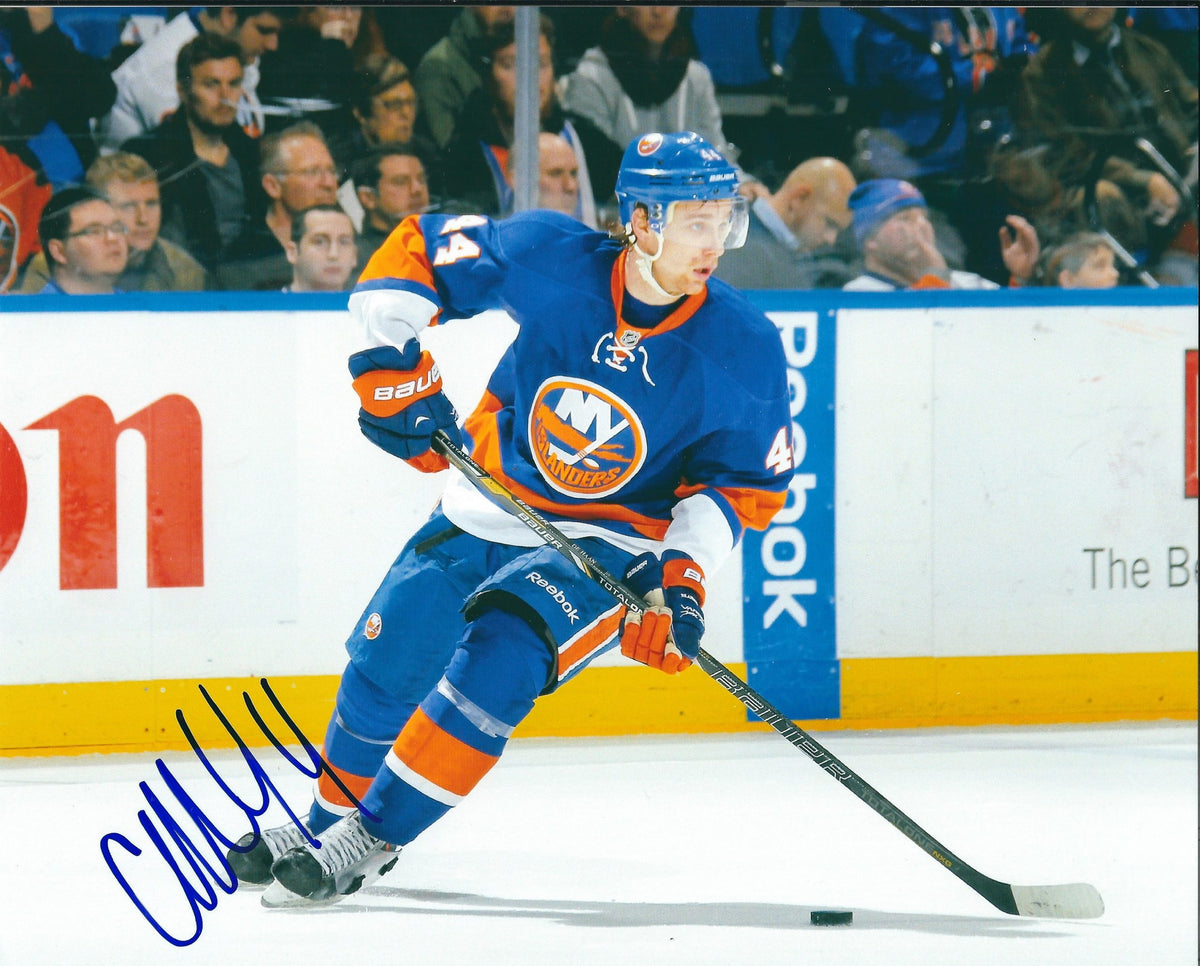 Autographed CALVIN de HAAN 8X10 New York Islanders Photo